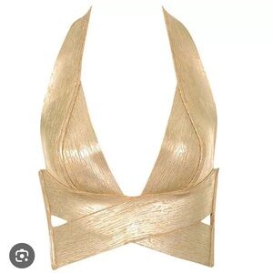 House of CB Metallic Gold Band